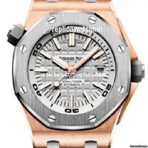 Audemars Piguet Royal Oak Offshore Diver Mens watch Unisex Automatic Rose gold 15711OI.OO.A006CA.01