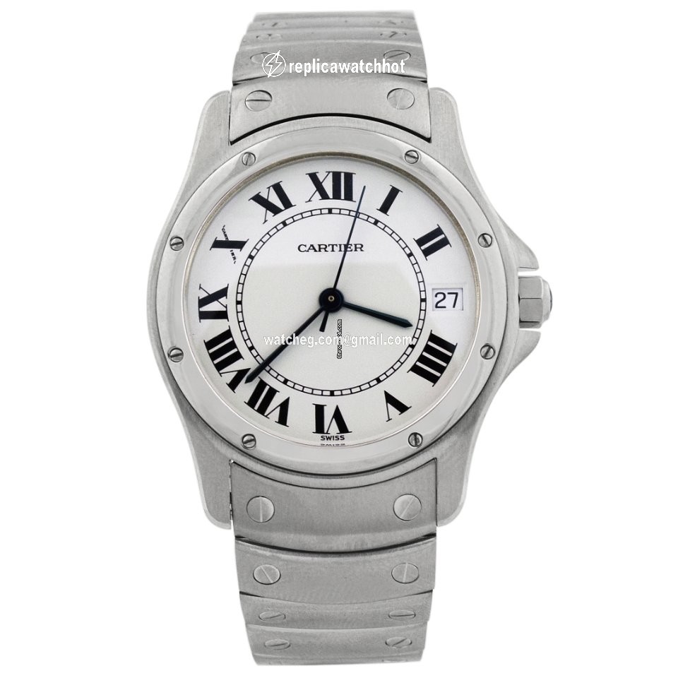 Cartier Santos Mens watch Unisex Automatic Steel W20026K1