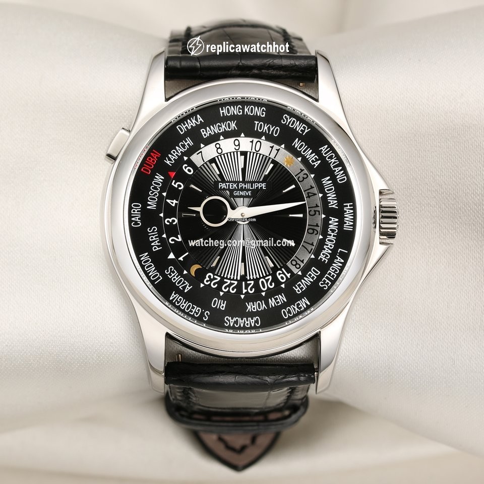 Patek Philippe World Time Mens watch Unisex Automatic Platinum 5130P-014