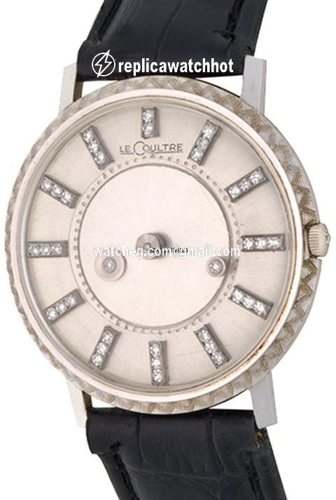 Jaeger-LeCoultre Mens watch Unisex Manual winding White gold 195-B