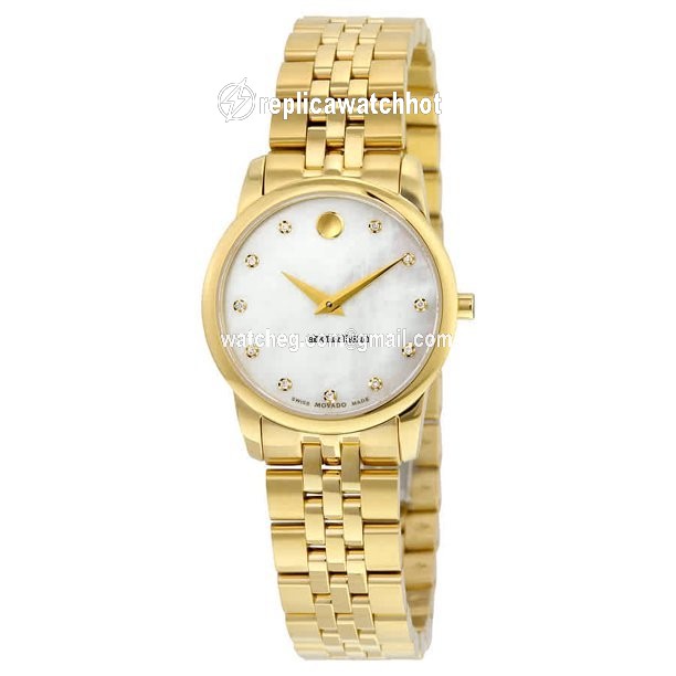 Movado Museum Womens watch Quartz Gold Steel 0606998