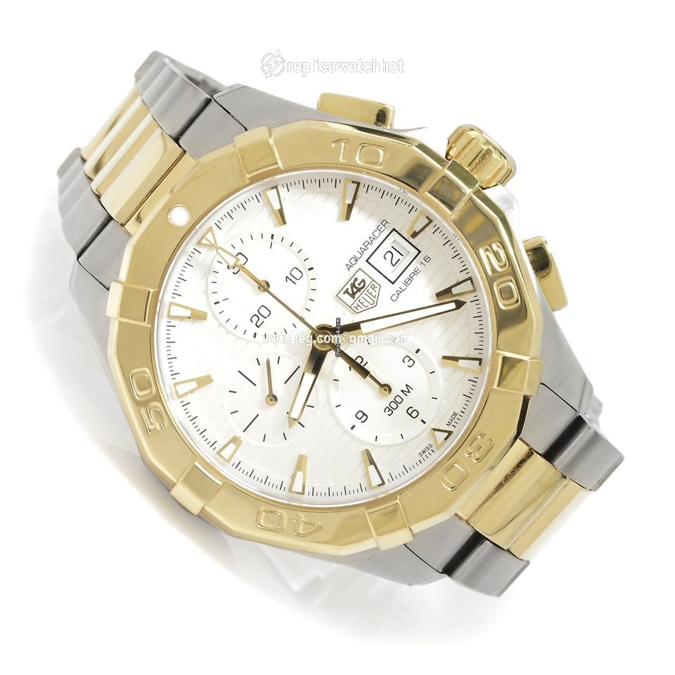 TAG Heuer Aquaracer Mens watch Unisex Automatic Gold Steel CAY2121-0