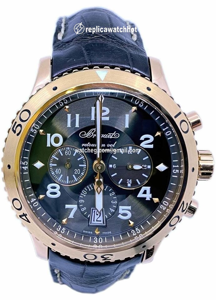 Breguet Type XX - XXI - XXII Mens watch Unisex Automatic Rose gold XXI 3810