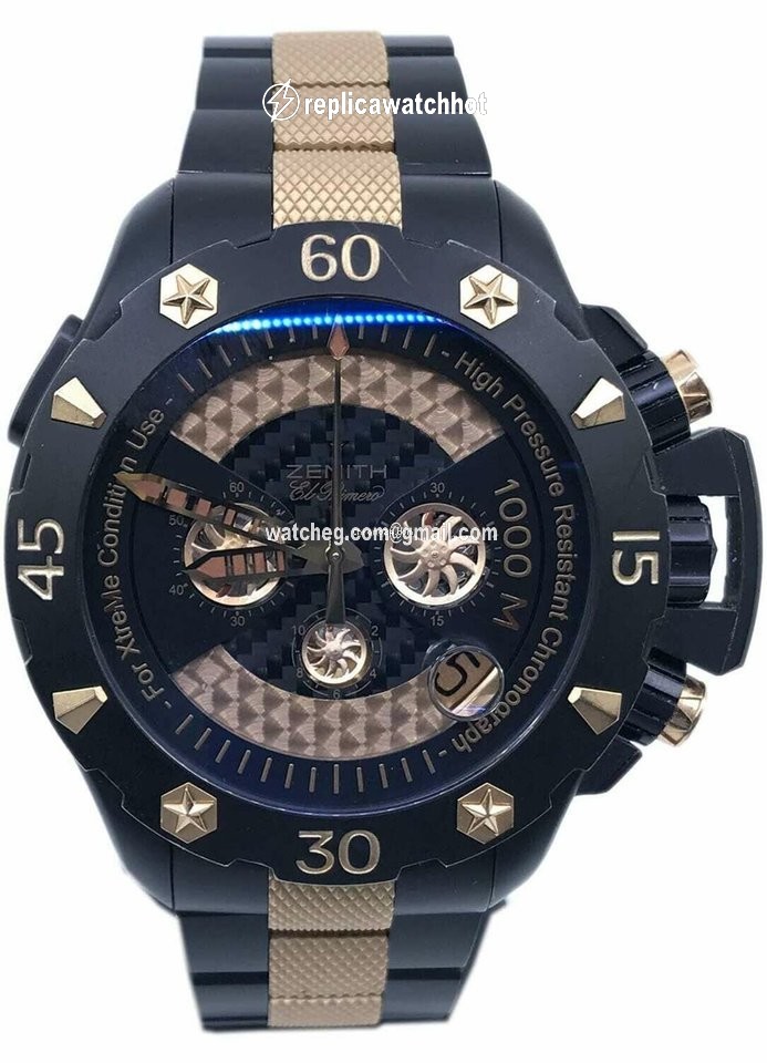 Zenith Defy Mens watch Unisex Automatic Gold Steel 96-0528-4000-21-M528