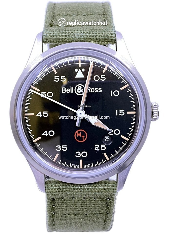 Bell & Ross BR V1 Mens watch Unisex Automatic Steel BRV192-MIL-ST SCA