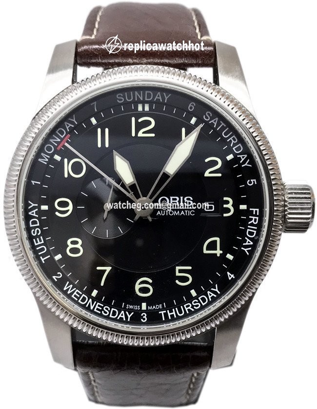 Oris Big Crown Small Second Pointer Day Mens watch Unisex Automatic Steel 01-745-7688-4034-07-5-22-77FC