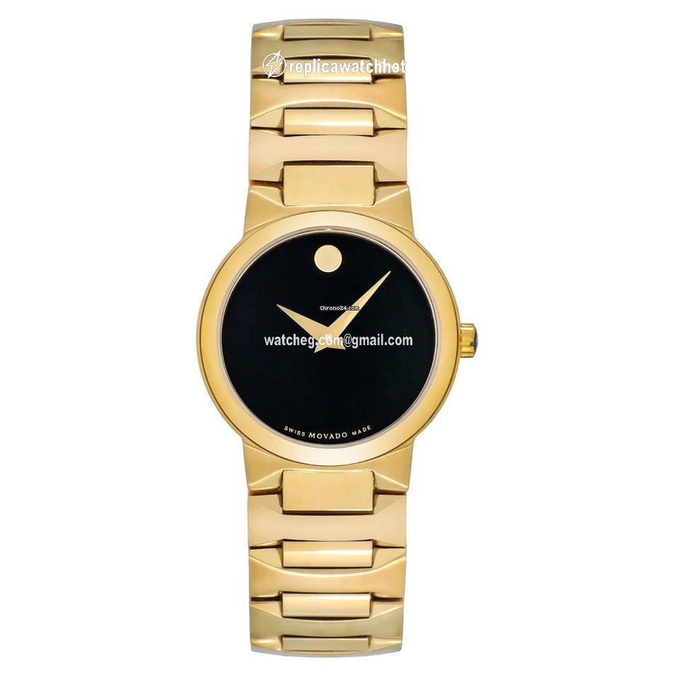 Movado Womens watch Quartz Gold Steel 0607297