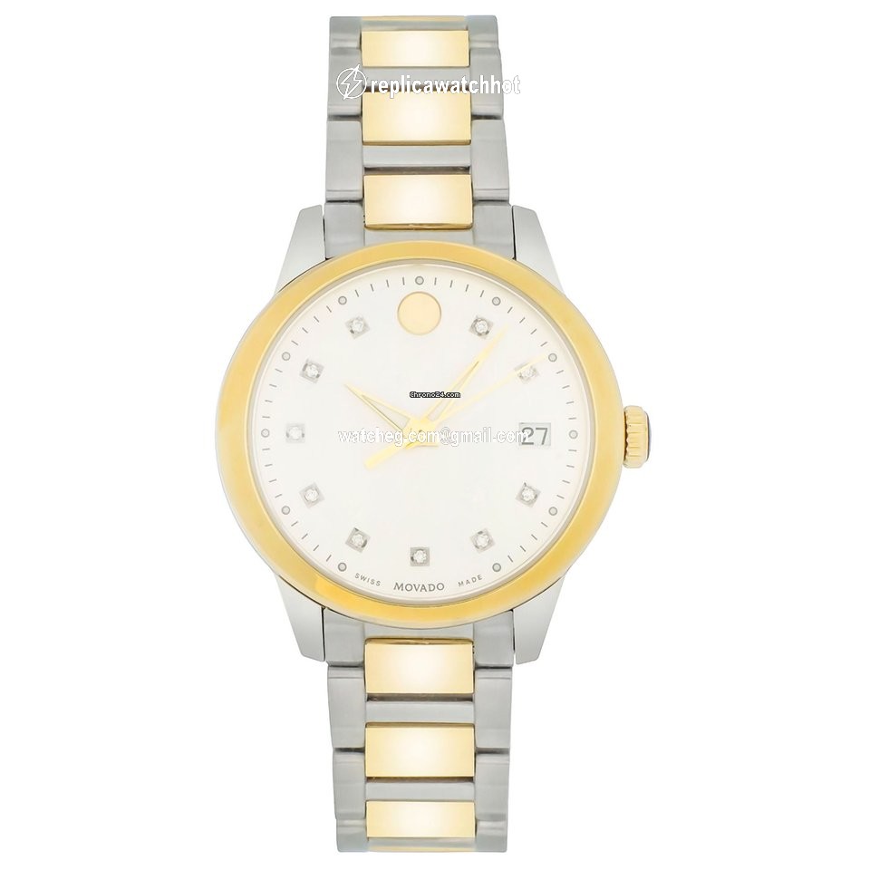 Movado Womens watch Quartz Gold Steel 0607399