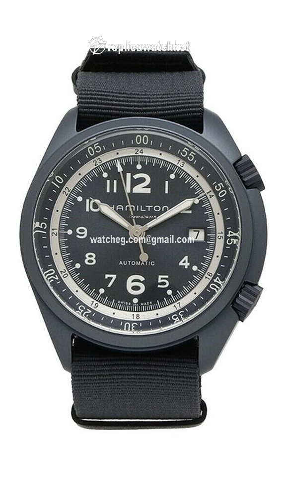 Hamilton Khaki Pilot Pioneer Automatic Aluminum H80495845 H80495845
