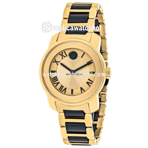 Movado Bold Womens watch Quartz Gold Steel 3600355