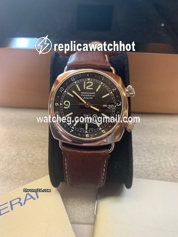 Panerai Radiomir GMT Mens watch Unisex Automatic Steel PAM98