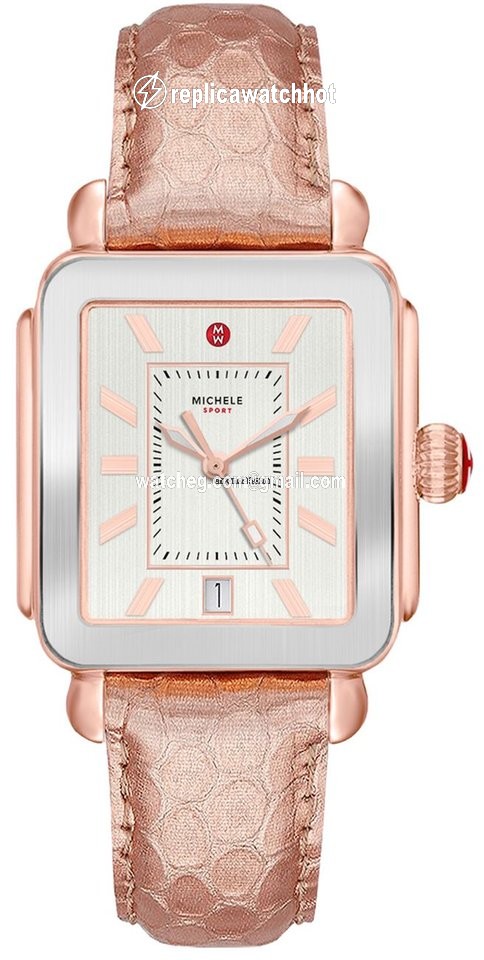 Michele Deco Womens watch Quartz Rose gold MWW06K000039