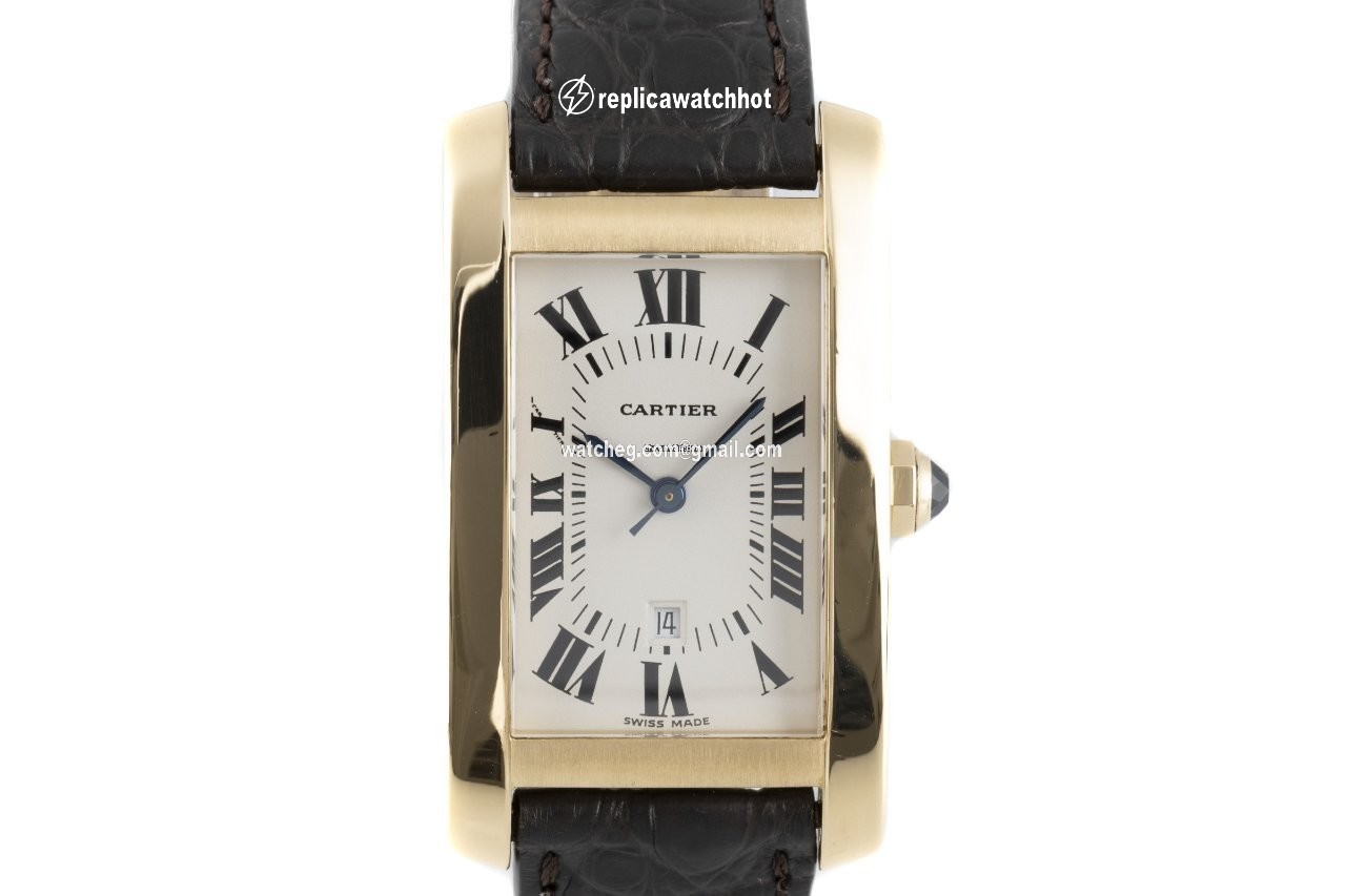Cartier Tank Americaine Mens watch Unisex Automatic Yellow gold 8172984