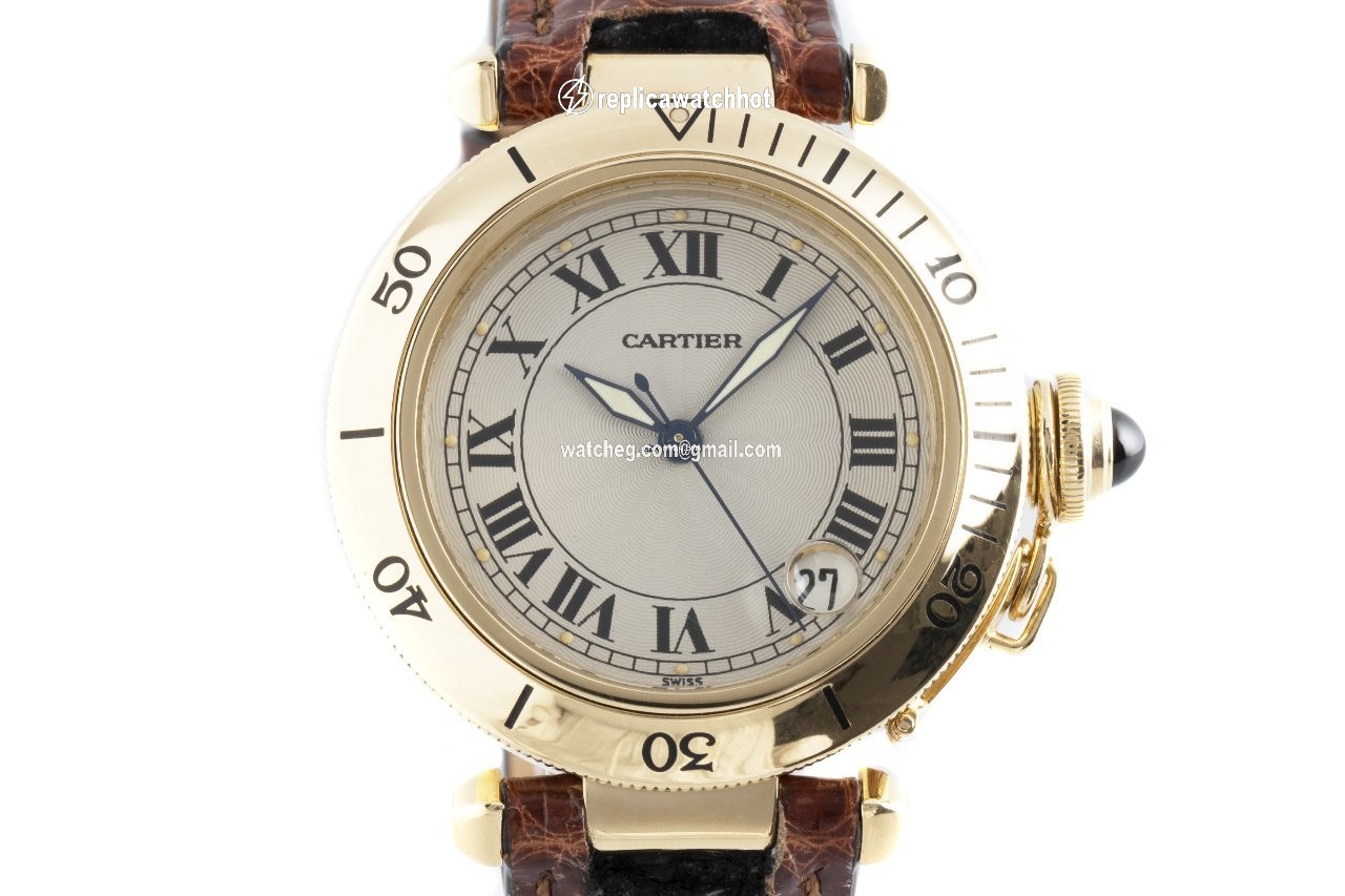 Cartier Pasha C Mens watch Unisex Automatic Yellow gold 1035