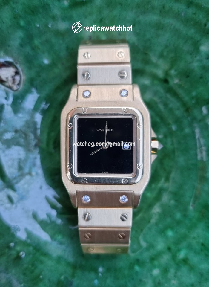 Cartier Santos Mens watch Unisex Automatic Yellow gold 2960