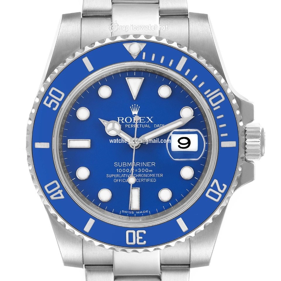 Rolex Submariner Date Mens watch Unisex White gold Automatic 116619