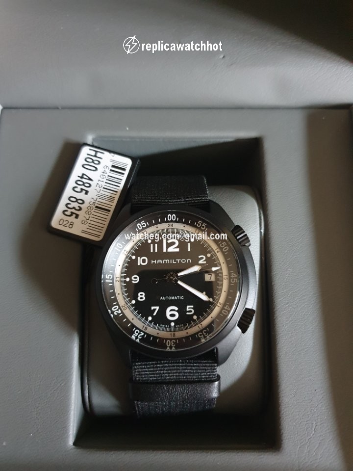 Hamilton Khaki Pilot Pioneer Mens watch Unisex Automatic Aluminum H80485835