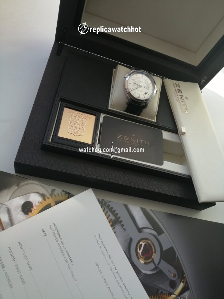 Zenith Elite Dual Time Mens watch Unisex Automatic Steel 03.0520.683