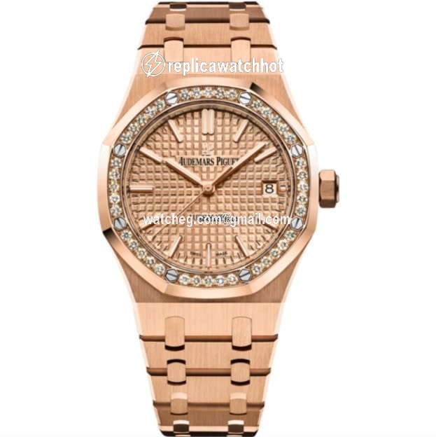 Audemars Piguet Royal Oak Lady Womens watch Automatic Rose gold 15451OR.ZZ.1256OR.03