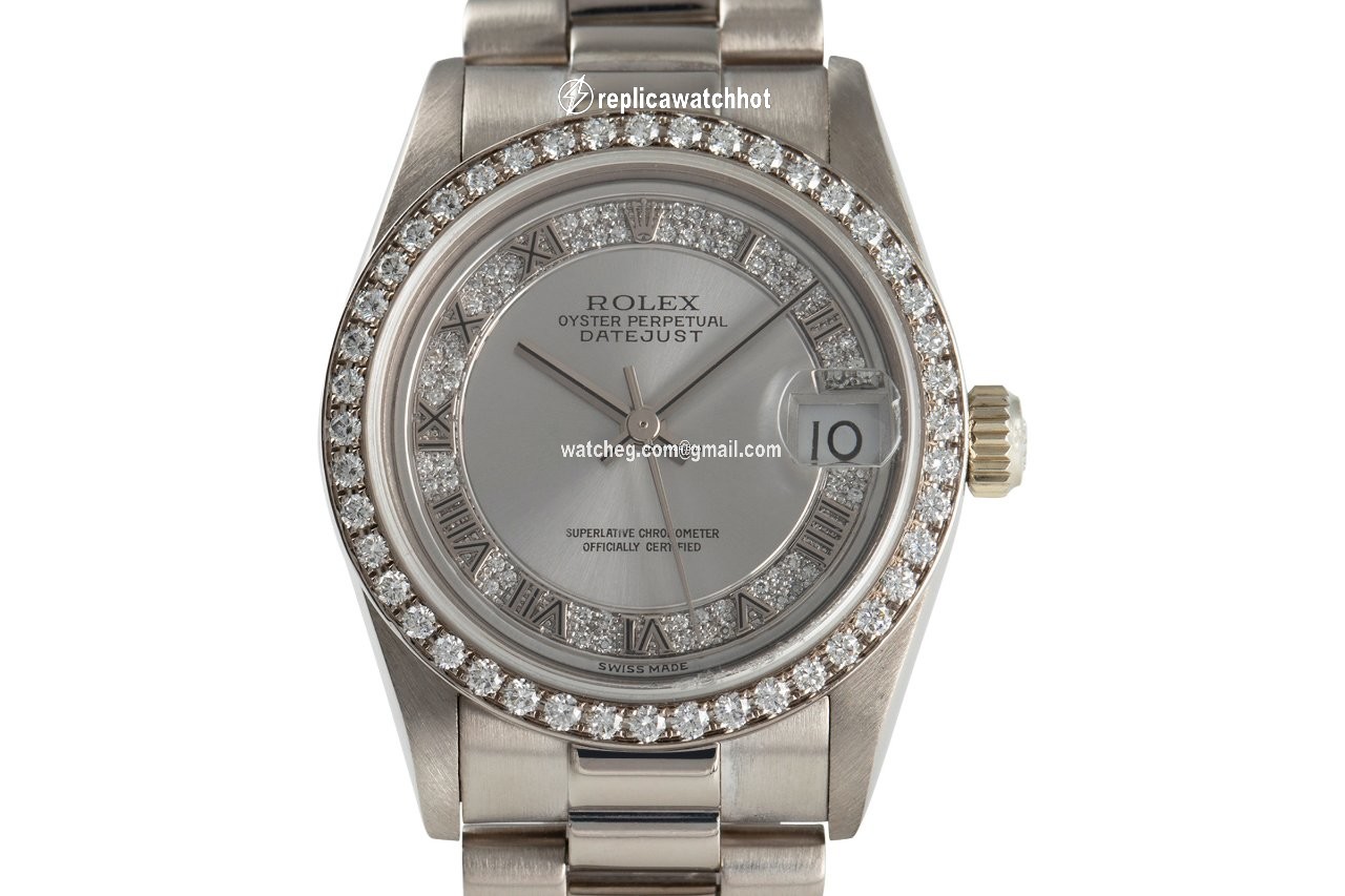 Rolex Datejust 31 Womens watch White gold Automatic 68289