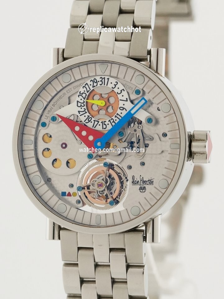 Alain Silberstein Mens watch Unisex Manual winding Steel TMA1-001