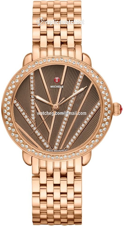 Michele Serein Womens watch Quartz Rose gold MWW21B000113