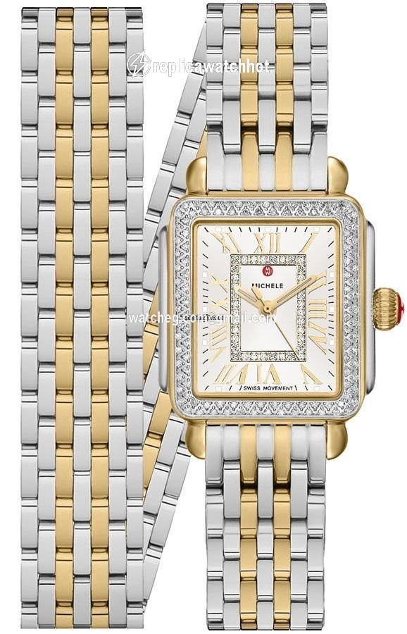 Michele Deco Womens watch Quartz Steel MWW06D000163