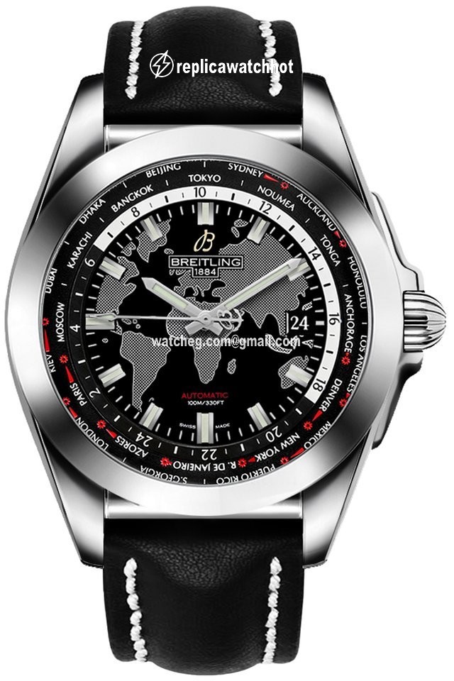 Breitling Galactic Unitime Mens watch Unisex Automatic Steel WB3510U4-BD94-435X