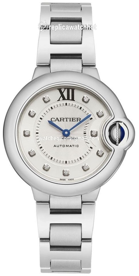 Cartier Ballon Bleu 33mm Womens watch Automatic Steel W4BB0021