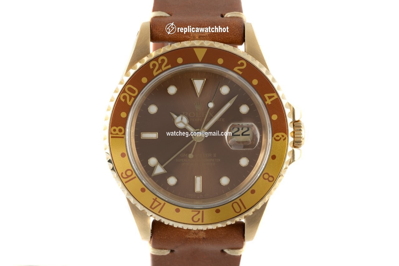 Rolex GMT-Master II Mens watch Unisex Yellow gold Automatic 16718