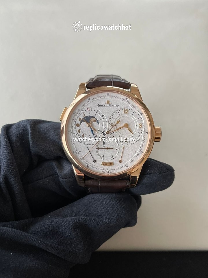Jaeger-LeCoultre Duometre Mens watch Unisex Manual winding Rose gold Q6042521