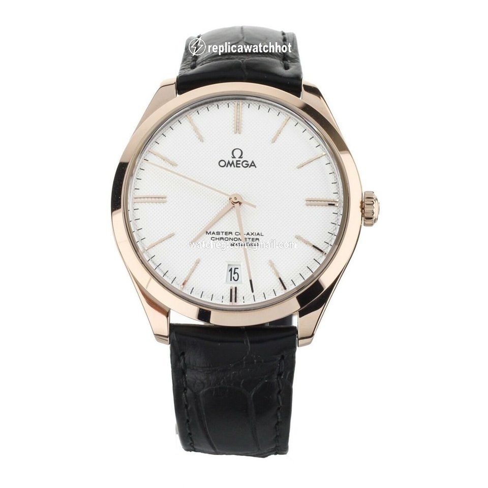Omega De Ville Tresor Mens watch Unisex Manual winding Rose gold 43253402102002