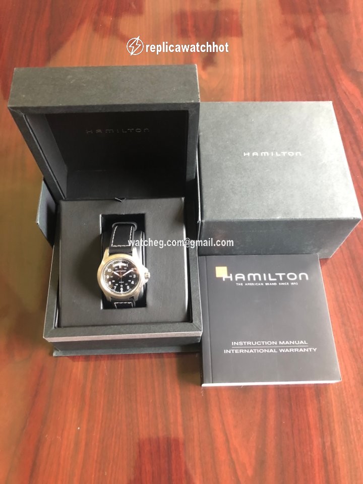 Hamilton Khaki Field King Mens watch Unisex Quartz Steel H644510