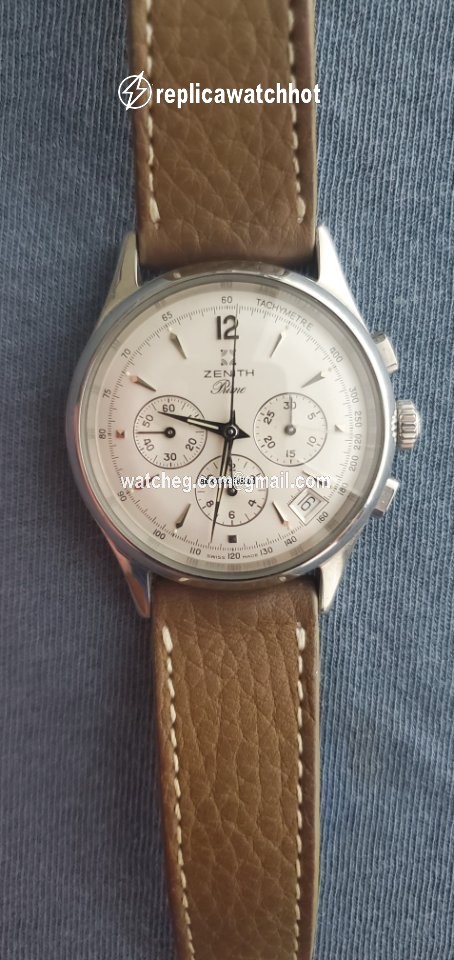 Zenith El Primero Chronograph Mens watch Unisex Manual winding Steel 01-0010.420