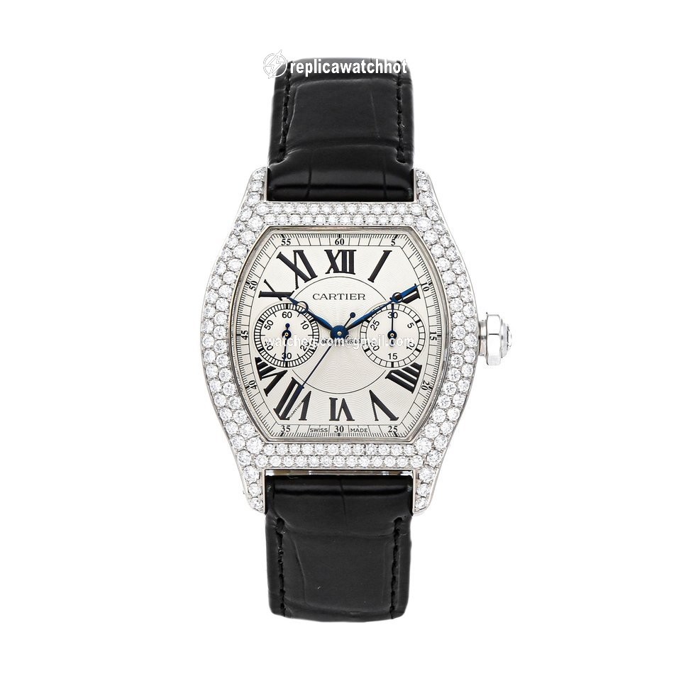 Cartier Tortue Womens watch Manual winding White gold WA506351