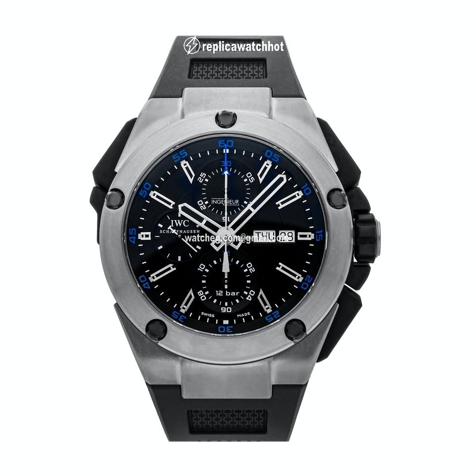 IWC Ingenieur Double Chronograph Titanium Mens watch Unisex Automatic Titanium IW3765-01