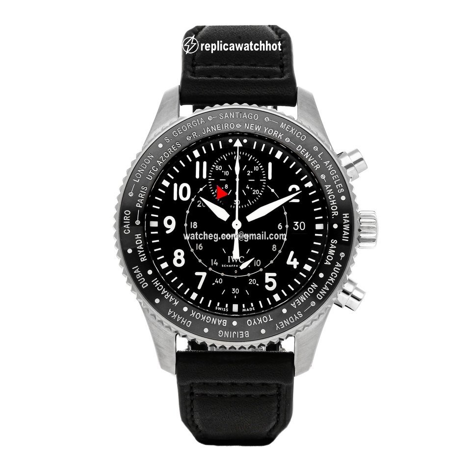 IWC Pilot Chronograph Mens watch Unisex Automatic Steel IW3950-01