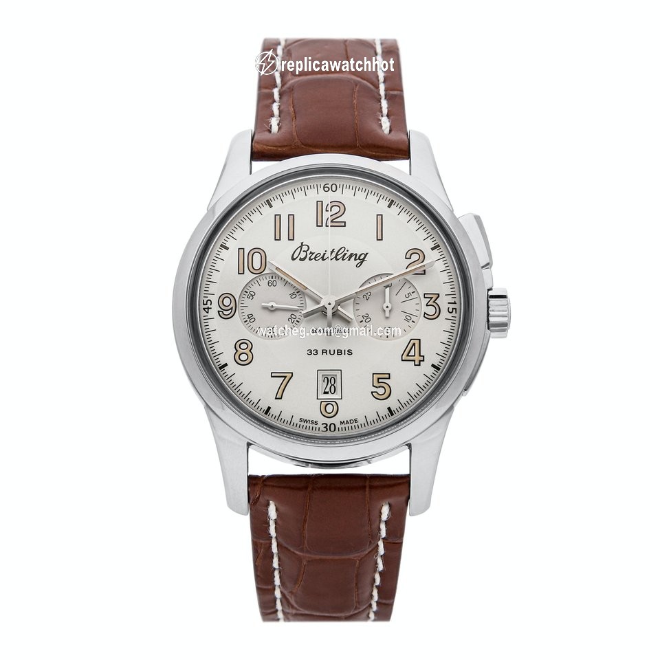 Breitling Transocean Chronograph 1915 Mens watch Unisex Manual winding Steel AB141112 G799