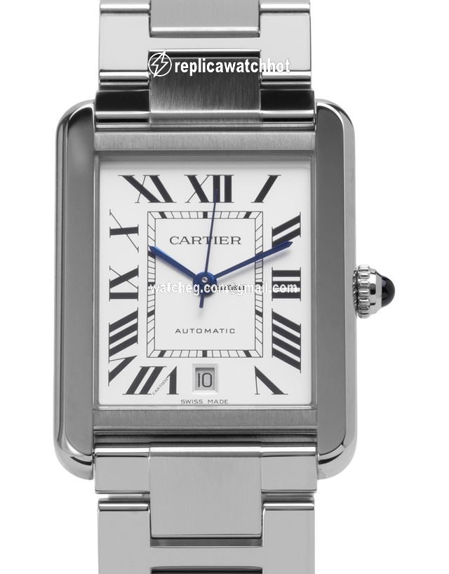 Cartier Tank Solo Mens watch Unisex Automatic Steel W5200028 3800