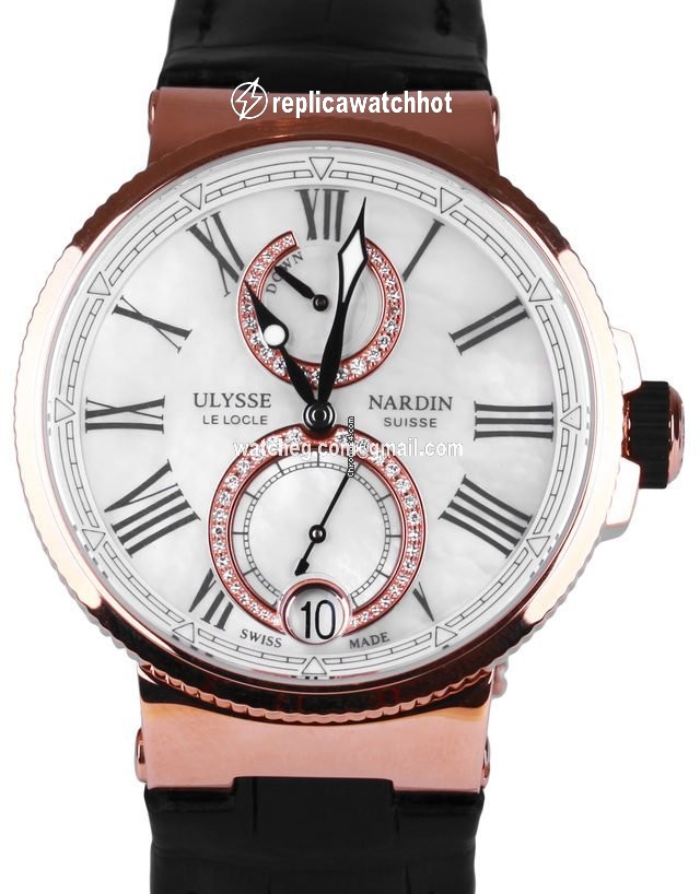 Ulysse Nardin Marine Mens watch Unisex Automatic Rose gold 1182-160-3 490