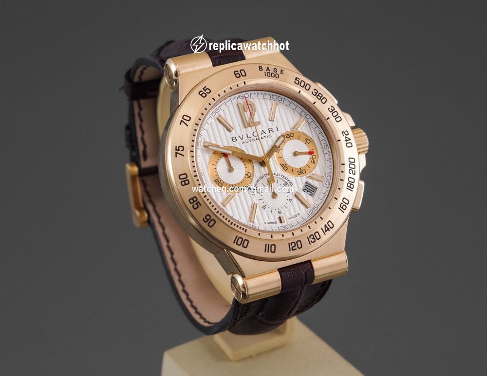 Bulgari Diagono Mens watch Unisex Automatic Yellow gold DP42GCH