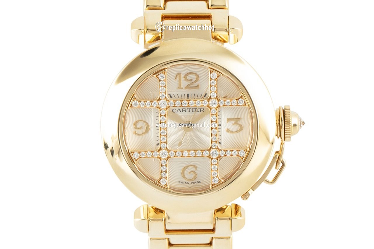 Cartier Pasha Womens watch Automatic Yellow gold 2399