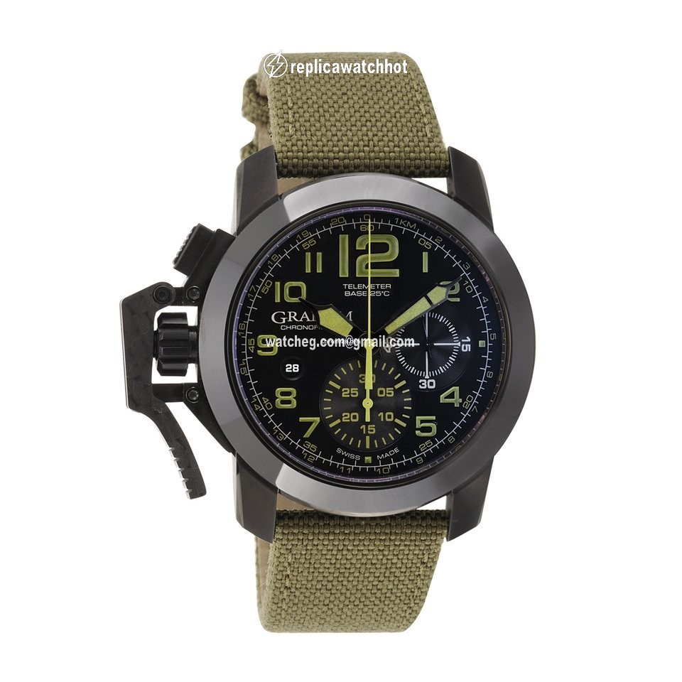 Graham Chronofighter Oversize Mens watch Unisex Automatic Steel 2CCAU.G01A.T15N