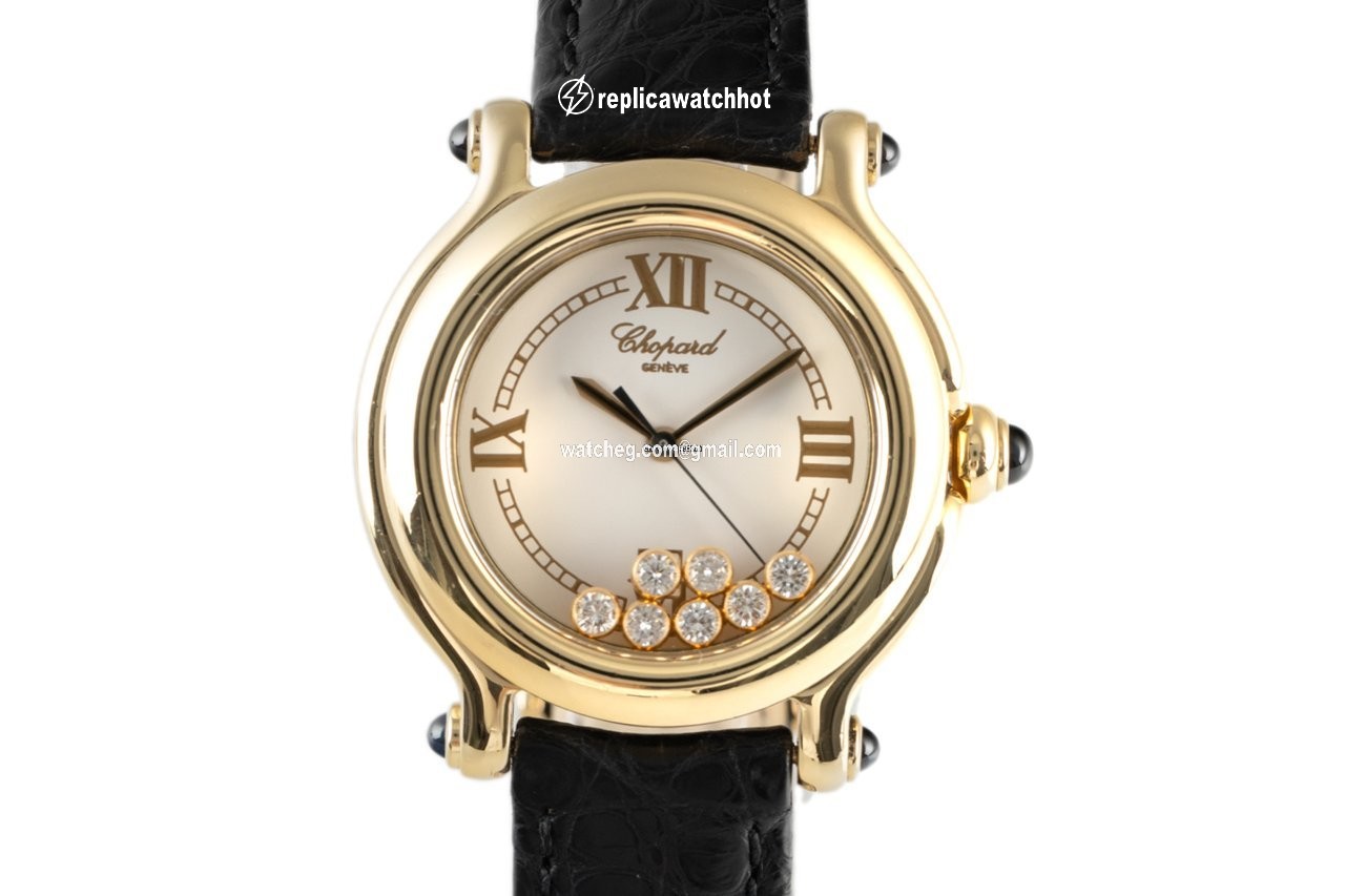 Chopard Happy Sport Womens watch Quartz Yellow gold 27 6137.23