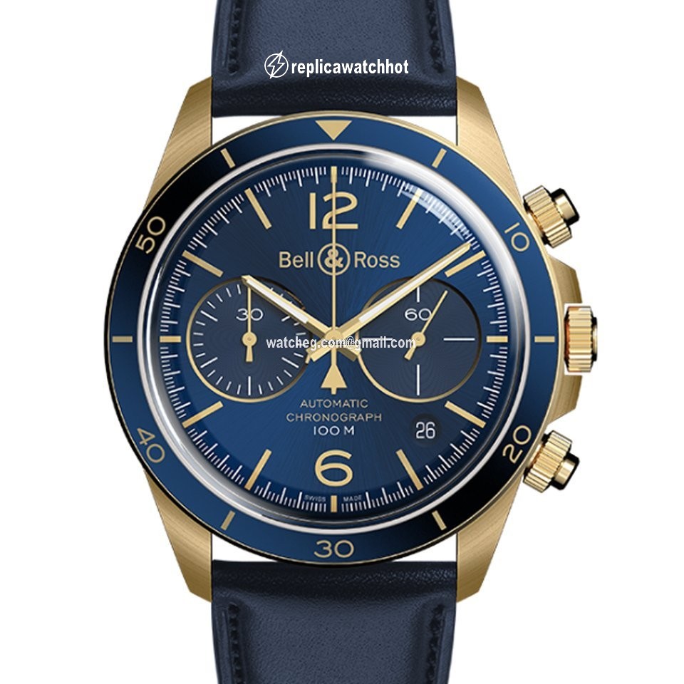 Bell & Ross BR V2 Mens watch Unisex Automatic Bronze BRV294-BLU-BR SCA