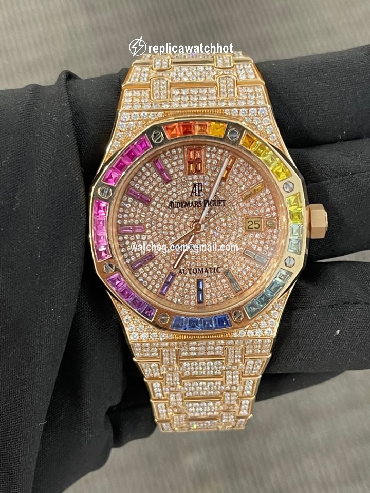 Audemars Piguet Royal Oak Mens watch Unisex Automatic Rose gold 15413OR.YY.1220OR.01