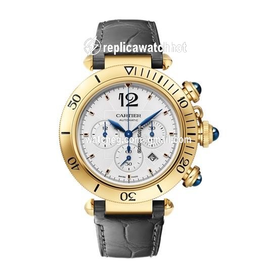 Cartier Pasha Mens watch Unisex Automatic Yellow gold WGPA0017