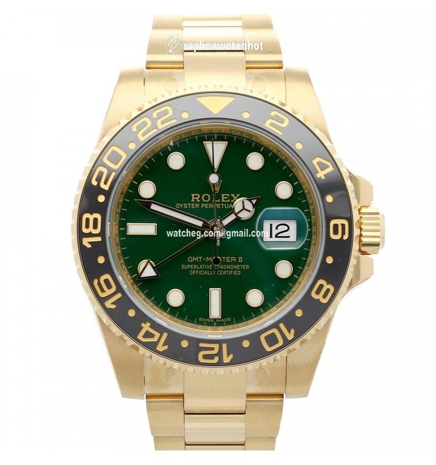 Rolex GMT-Master II Yellow gold Automatic 116718 LN GR