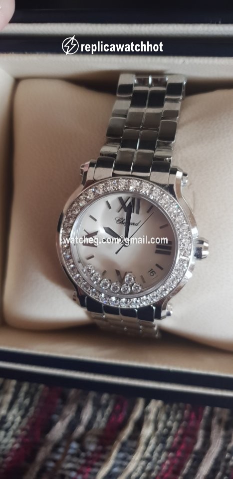 Chopard Happy Sport Womens watch Quartz Gold Steel 278478-2002