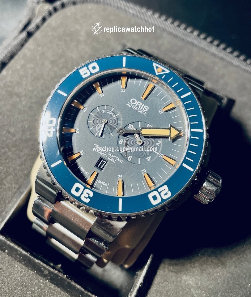 Oris Mens watch Unisex Automatic Titanium 01 749 7663 7185-Set MB